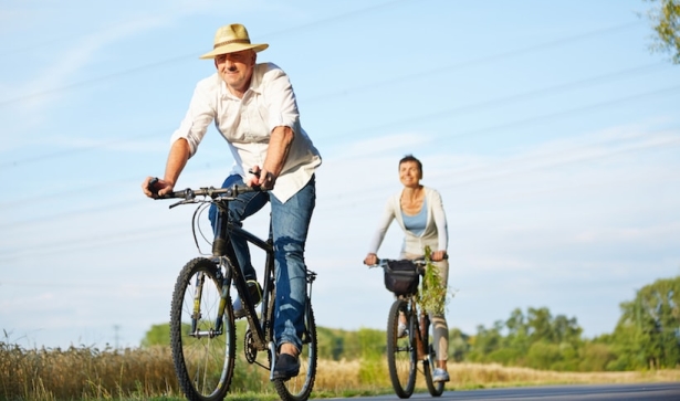 Fit durch Radfahren